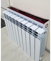 Биметаллический радиатор CALOR 500/120 (двойной коллектор 280Вт) - фото №3, в окне, миниатюра