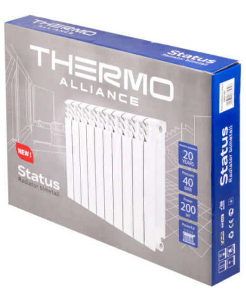 Биметаллический радиатор Thermo Alliance Status 500/100 - фото №3, в окне