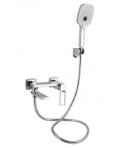 Смеситель для ванны Qtap Gemini Loop QTGEM260CRM45701 Chrome