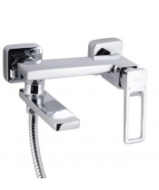 Смеситель для ванны Qtap Gemini Loop QTGEM260CRM45701 Chrome - фото №3, в окне, миниатюра