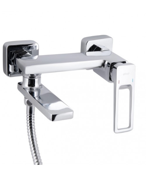 Смеситель для ванны Qtap Gemini Loop QTGEM260CRM45701 Chrome - фото №3, в окне