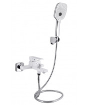 Смеситель для ванны Qtap Gemini QTGEM259CRW45683 Chrome/White
