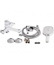 Смеситель для ванны Qtap Grand QTGRAWCR006 Chrome/White - фото №2