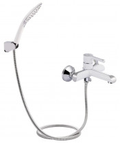 Смеситель для ванны Qtap Grand QTGRAWCR006 Chrome/White - фото №3, в окне, миниатюра