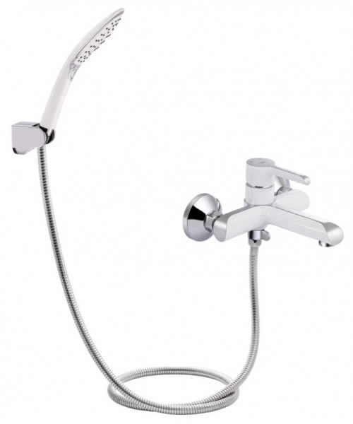 Смеситель для ванны Qtap Grand QTGRAWCR006 Chrome/White - фото №3, в окне