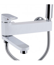 Смеситель для ванны Qtap Jay QTJAY260CRW45554 Chrome/White - фото №3