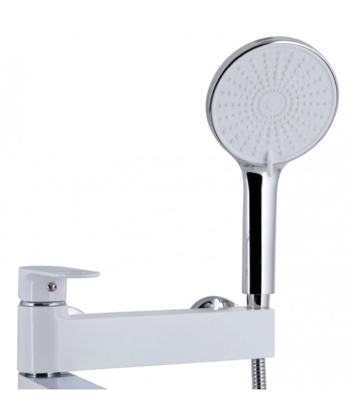 Смеситель для ванны Qtap Jay QTJAY260CRW45554 Chrome/White - фото №3, в окне