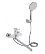 Смеситель для ванны Qtap Jay QTJAY2601CRW45552 Chrome/White