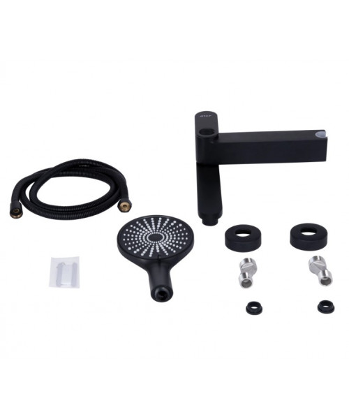 Смеситель для ванны Qtap Jay QTJAY260BLM45548 Matt Black - фото №3, в окне
