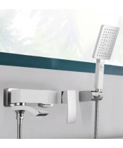Смеситель для ванны Qtap Swan Cascada QTSWA260CRM45565 Chrome - фото №3, в окне, миниатюра
