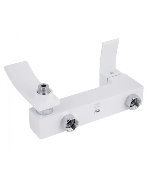Смеситель для ванны Qtap Swan Cascada QTSWA260CRW45569 Chrome/White - фото №3, в окне