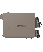 Твердотопливный котел Bizon М-200 20 кВт (5 мм) - фото №3, в окне, миниатюра