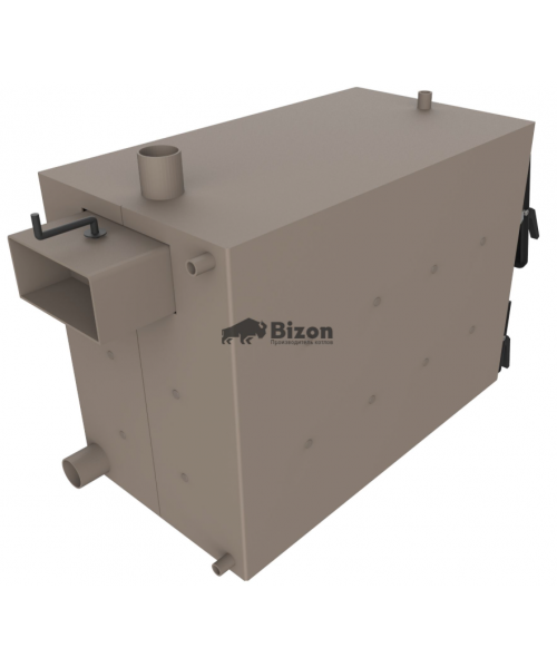 Твердотопливный котел Bizon М-200 20 кВт (5 мм) - фото №3, в окне