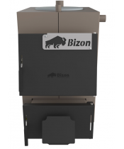 Твердопаливний котел Bizon М-120П 12 кВт з плитою (5 мм) - фото №3, у вікні, мініатюра