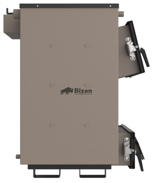 Твердопаливний котел Bizon М-180П 18 кВт з плитою (5 мм) - фото №3, у вікні