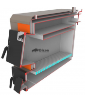 Твердотопливный котел Bizon М-200 Термо 20 кВт (5 мм) - фото №2