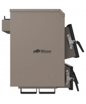 Твердотопливный котел Bizon М-100 Термо 10 кВт (4 мм) - фото №3, в окне, миниатюра