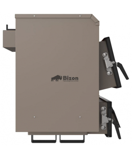 Твердотопливный котел Bizon М-100 Термо 10 кВт (4 мм) - фото №3, в окне