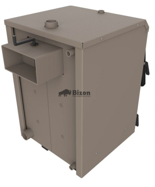 Твердотопливный котел Bizon М-100 Термо 10 кВт (4 мм) - фото №3, в окне