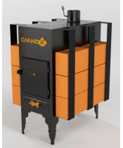 Печь-буржуйка Canada с теплоаккумулятором