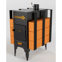 Печь-буржуйка Canada с теплоаккумулятором