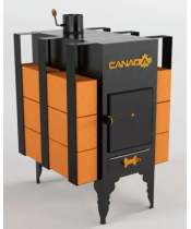 Печь-буржуйка Canada с теплоаккумулятором - фото №2