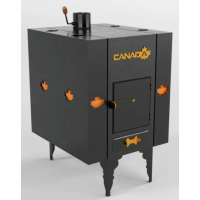 Піч-буржуйка CANADA з теплоакумулятором та декоративним кожухом Піч-буржуйка CANADA з теплоакумулятором та декоративним кожухом