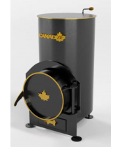 Буржуйка Canada "Шалена" 85 м3 с зольником - фото №2