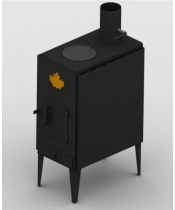 Буржуйка Canada Еко печь - фото №3, в окне, миниатюра