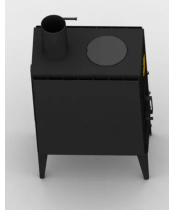 Буржуйка Canada Еко печь - фото №3, в окне, миниатюра