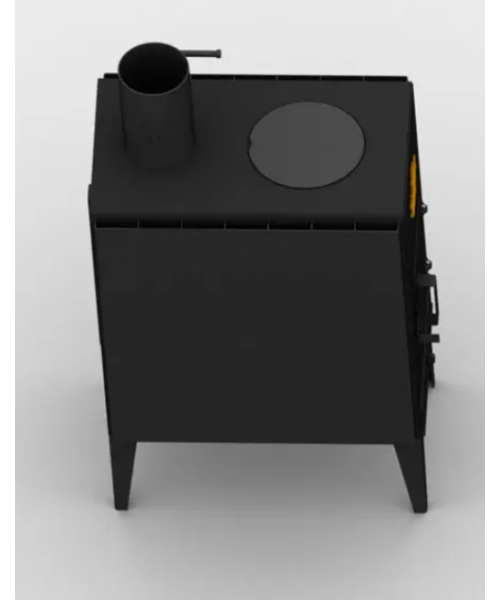 Буржуйка Canada Еко печь - фото №3, в окне