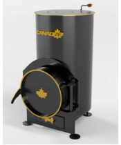 Буржуйка Canada "Шалена" LUX 85 м3 с зольником - фото №2