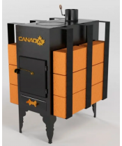 Піч-буржуйка CANADA LUX з теплоакумулятором - фото №1