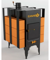 Піч-буржуйка CANADA LUX з теплоакумулятором - фото №2