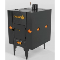 Піч-буржуйка CANADA LUX з теплоакумулятором та декоративним кожухом Піч-буржуйка CANADA LUX з теплоакумулятором та декоративним кожухом