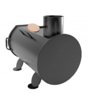 Буржуйка Canada "Мобильная" - фото №3, в окне, миниатюра