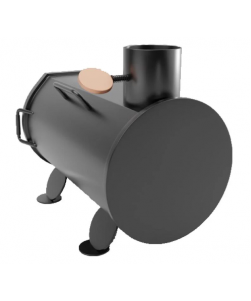 Буржуйка Canada "Мобильная" - фото №3, в окне