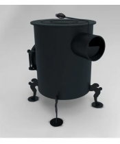 Печь-буржуйка Canada "Шалена" LUX 75 м3 - фото №2