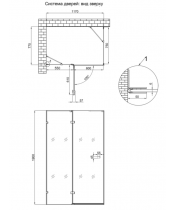 Душевая кабина Qtap Capricorn CRM10128RC6 120x80 см - фото №2