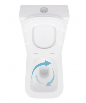 Унитаз Qtap Cardinal QT04222168AUQ3W Ultra Quiet с сиденьем Slim Duroplast / Soft-close / Quick Release  - фото №3, в окне, миниатюра