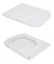 Унитаз Qtap Cardinal QT04222168AUQ3W Ultra Quiet с сиденьем Slim Duroplast / Soft-close / Quick Release  - фото №3, в окне, миниатюра