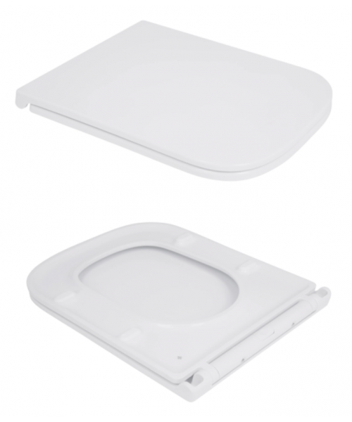 Унитаз Qtap Cardinal QT04222168AUQ3W Ultra Quiet с сиденьем Slim Duroplast / Soft-close / Quick Release  - фото №3, в окне
