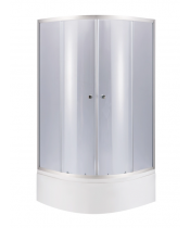 Душевая кабина Lidz Latwa SC80x80.SAT.HIGH.GR поддон Kapielka ST80x80x41