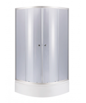 Душевая кабина Lidz Latwa SC80x80.SAT.MID.GR поддон Kapielka ST80x80x26