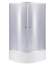 Душевая кабина Lidz Latwa SC90x90.SAT.HIGH.GR поддон Kapielka ST90x90x41