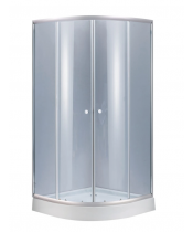 Душевая кабина Lidz Latwa SC90x90.SAT.LOW.GR поддон Kapielka ST90x90x15