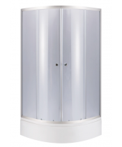 Душевая кабина Lidz Latwa SC90x90.SAT.MID.GR поддон Kapielka ST90x90x26