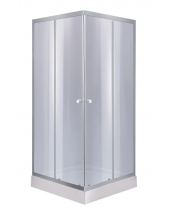 Душова кабіна Lidz Wawel SC90x90.SAT.LOW.GR піддон Kapielka ST90x90x14