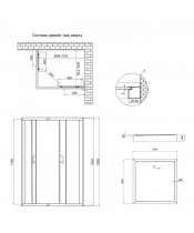 Душевая кабина Lidz Wawel SC100x80.SAT.LOW.FR поддон Kapielka ST100x80x14 - фото №3, в окне, миниатюра