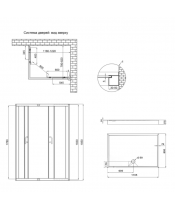 Душевая кабина Lidz Wawel SC120x80.SAT.LOW.FR поддон Kapielka ST120x80x14 - фото №3, в окне, миниатюра